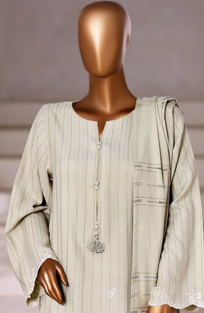 Sadabahar| Stitch 3 Pc Vybe Embroidered Dhanak Collection