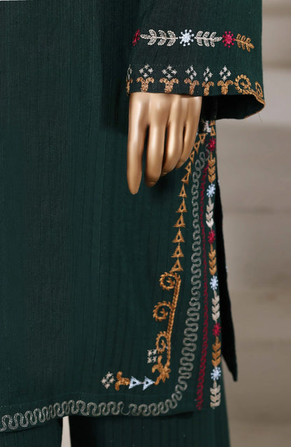 Sadabahar | Luxury Embroidered Dhanak Stitched 3 Pc with Palachi Shawl