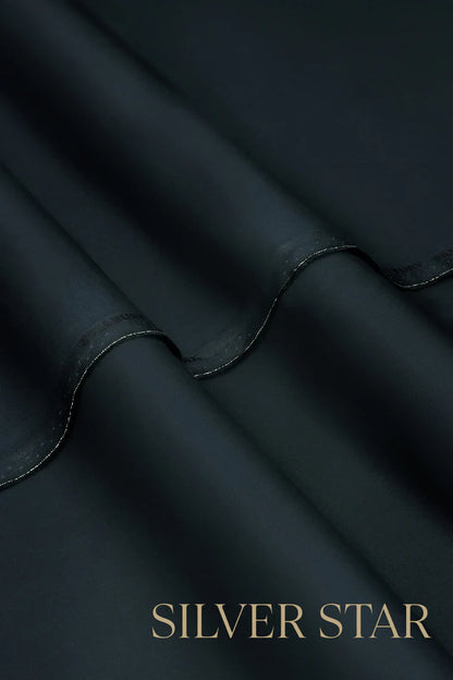Zellbury | Men’s Unstitched Silver Star Cotton 4.5 Meter
