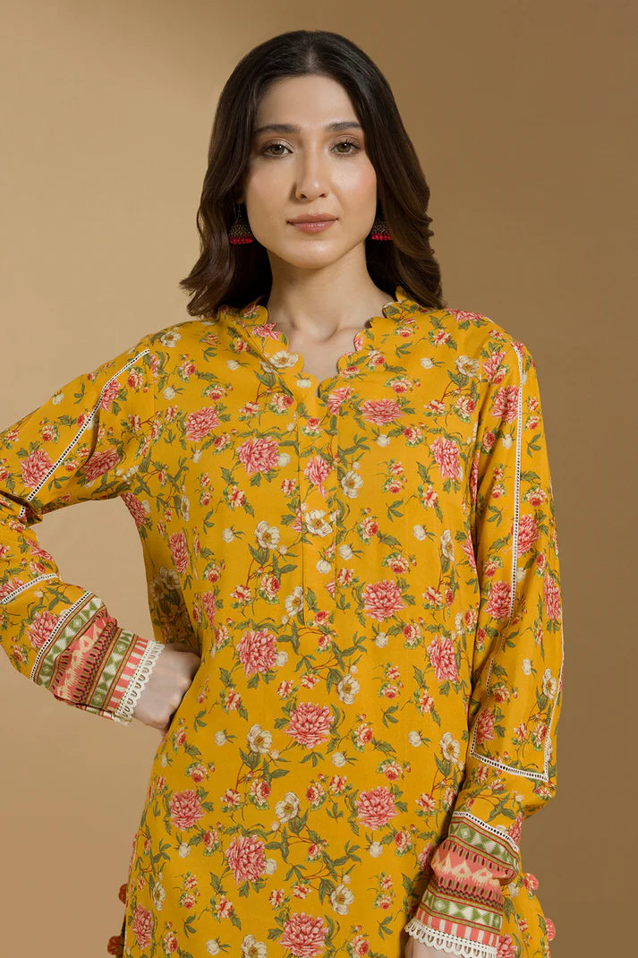 Zellbury | Unstitched 2-Piece Digital Printed Linen Collection