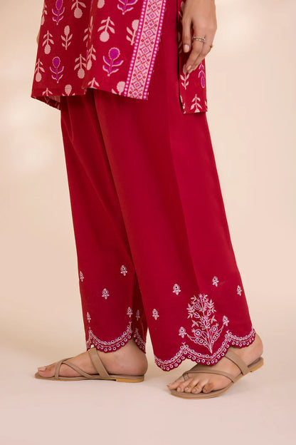 Zellbury | Unstitched 3PC Printed & Embroidered Cotton