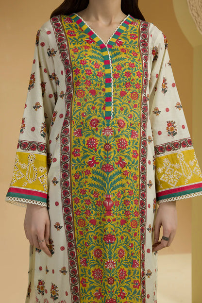 Zellbury Unstitched 2 PC Digital Printed Embroidered Lawn