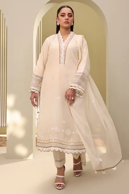 Zellbury | Unstitch 3 Pc Dyed Embroidered Chiffon Collection