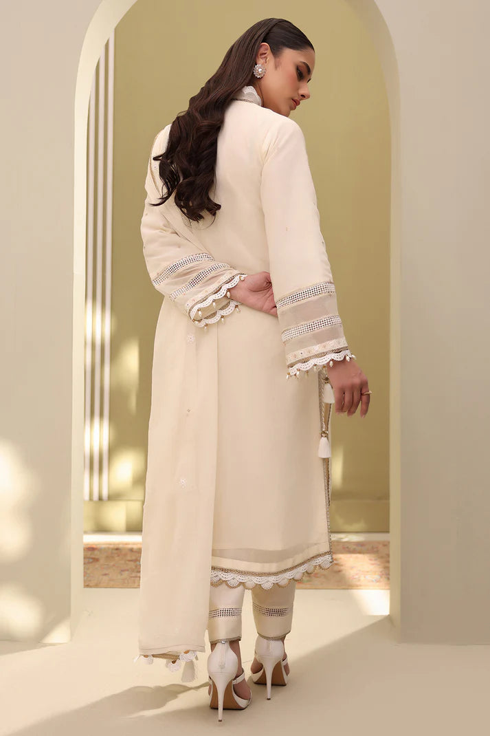 Zellbury | Unstitch 3 Pc Dyed Embroidered Chiffon Collection