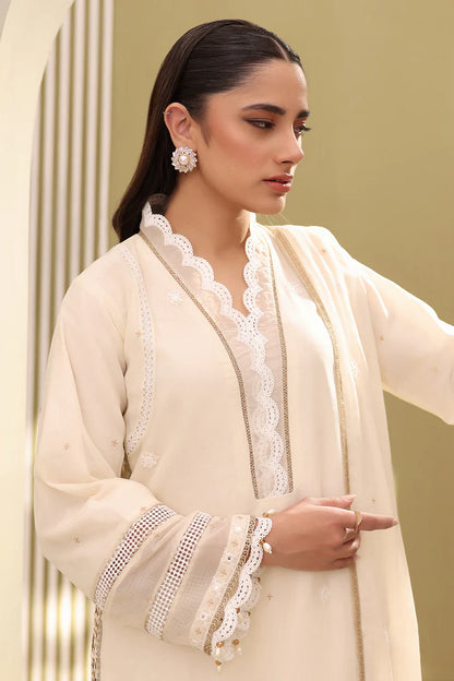 Zellbury | Unstitch 3 Pc Dyed Embroidered Chiffon Collection