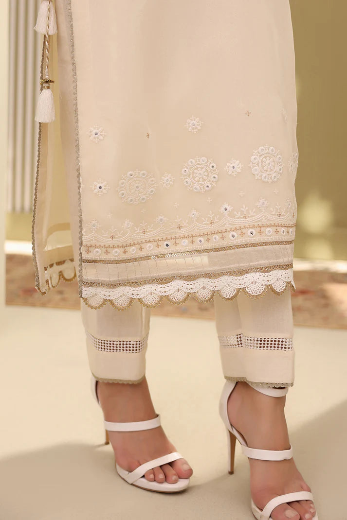 Zellbury | Unstitch 3 Pc Dyed Embroidered Chiffon Collection