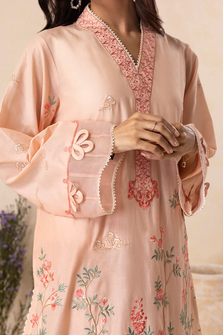 Zellbury | Unstitch 3 Pc dyed embroidered lawn