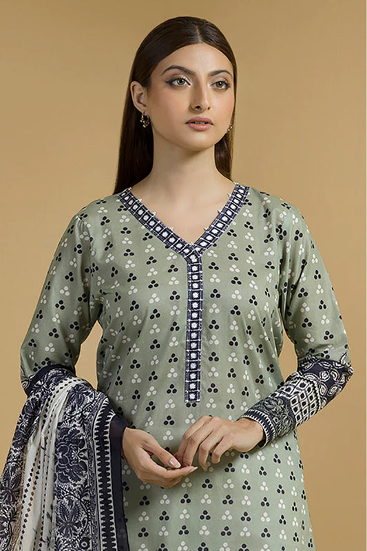 Zellbury | Unstitch 2 PC Digital Printed Lawn