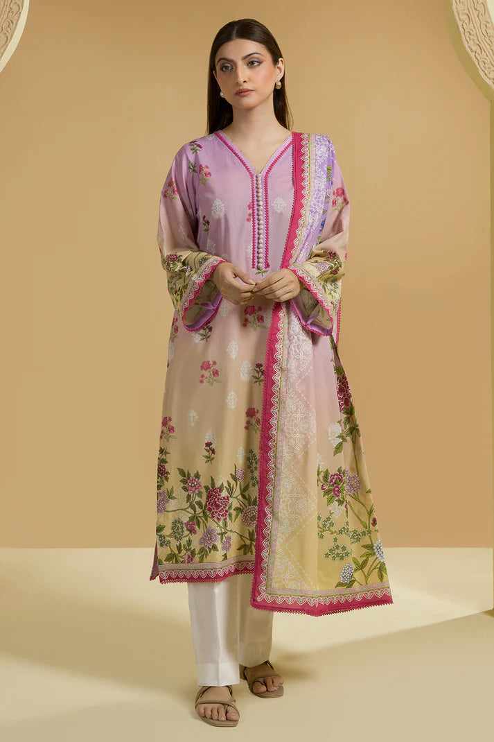 Zellbury | Unstitch 2 PC Digital Printed Lawn