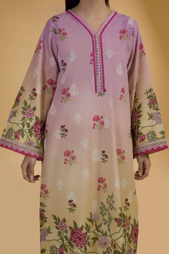 Zellbury | Unstitch 2 PC Digital Printed Lawn