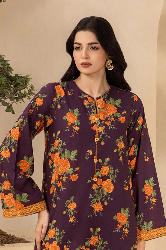 Zellbury | Unstitched 2 Pc Digital Embroidered Lawn