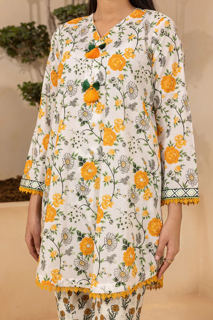 Zellbury | Unstitch 2 Pc Digital Printed Lawn
