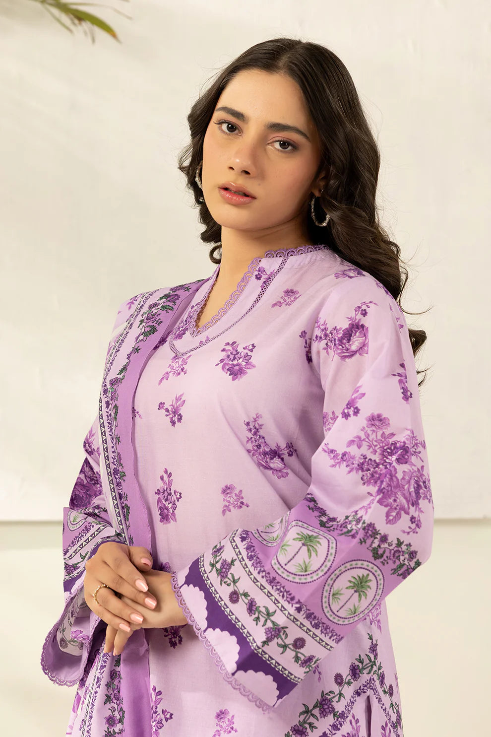 Zellbury | Unstitch 3 Pc Digital Printed Dobby Lawn Collection