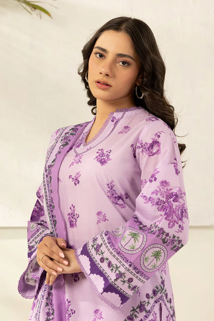 Zellbury | Unstitch 3 Pc Digital Printed Dobby Lawn Collection