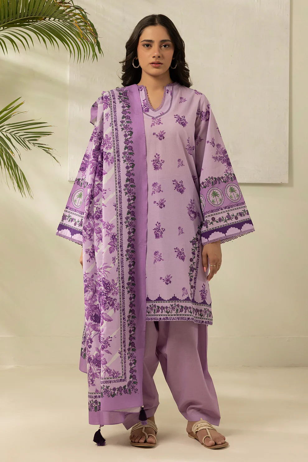 Zellbury | Unstitch 3 Pc Digital Printed Dobby Lawn Collection