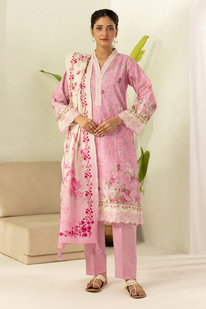 Zellbury | Unstitch 3 Pc Digital Printed Dobby Lawn Collection