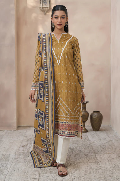 Zellbury | Unstitched 2 Pc Printed Embroidered Khaddar Collection