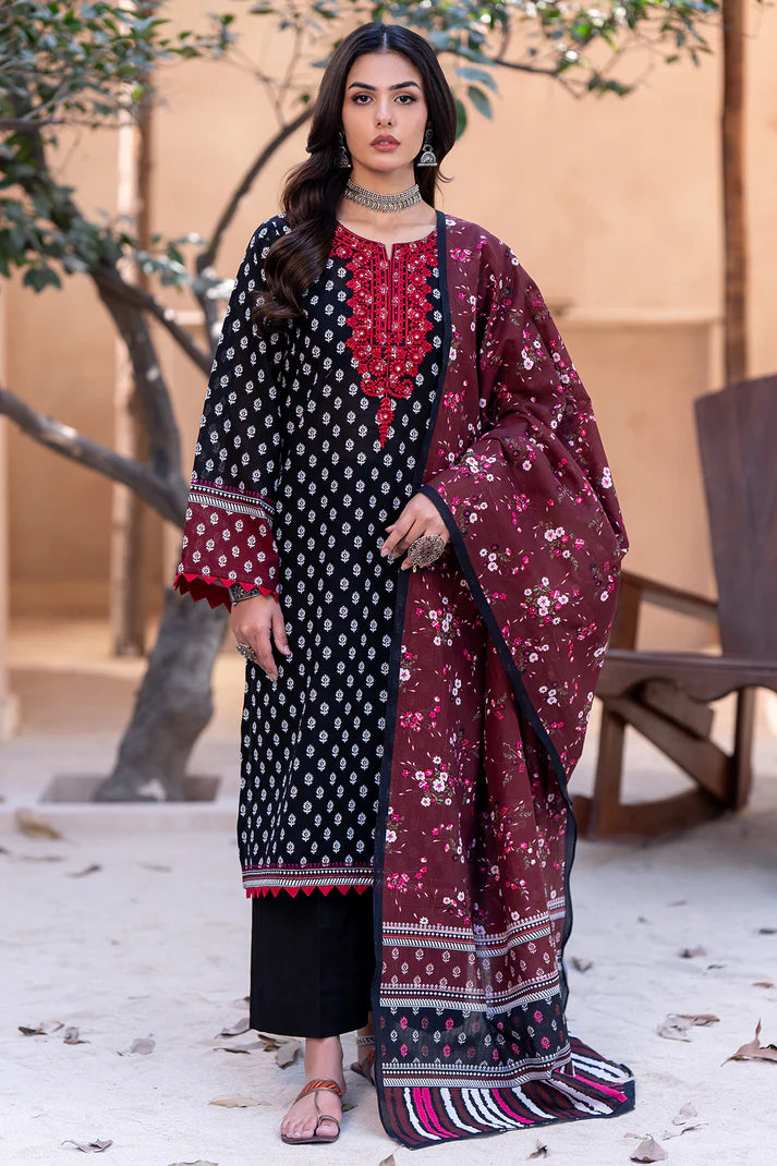 Zellbury | Unstitched 2 Pc Printed Embroidered Khaddar Collection