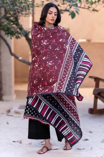 Zellbury | Unstitched 2 Pc Printed Embroidered Khaddar Collection