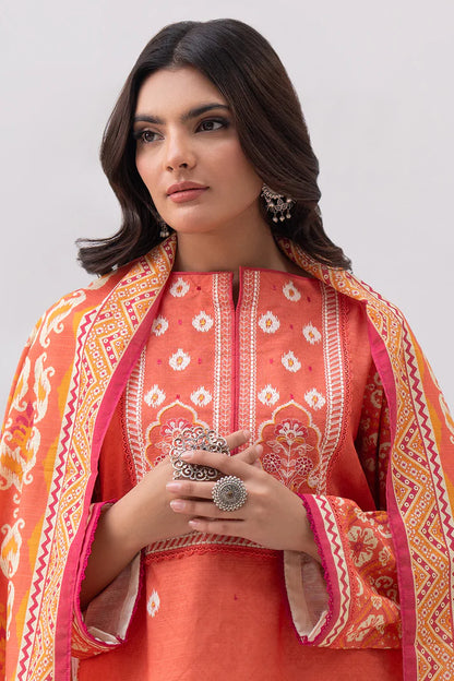 Zellbury | Unstitched 2 Pc Printed Embroidered Khaddar Collection
