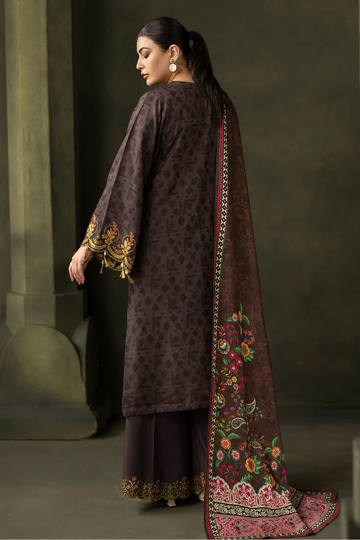 Zellbury | Unstitched 3 Pc Dyed Embroidered Viscose Collection