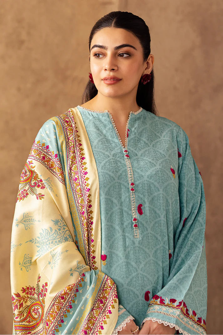 Zellbury | Unstitched 3 Piece Embroidered Viscose Collection