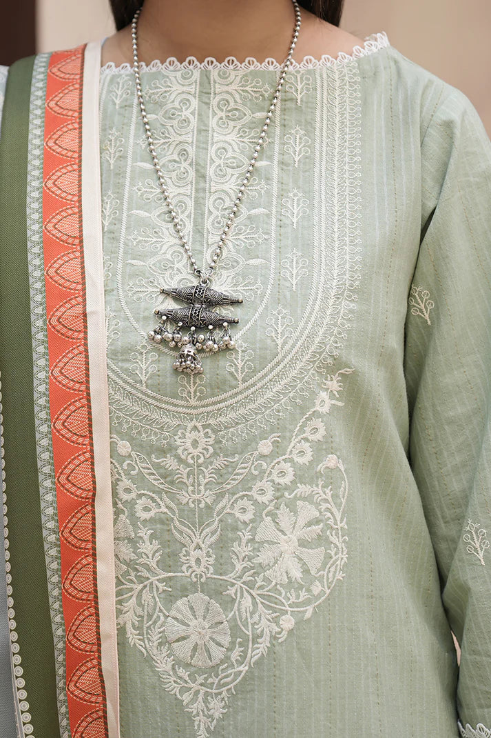 Zellbury | Unstitched 3 Pc Printed Embroidered Khaddar Collection