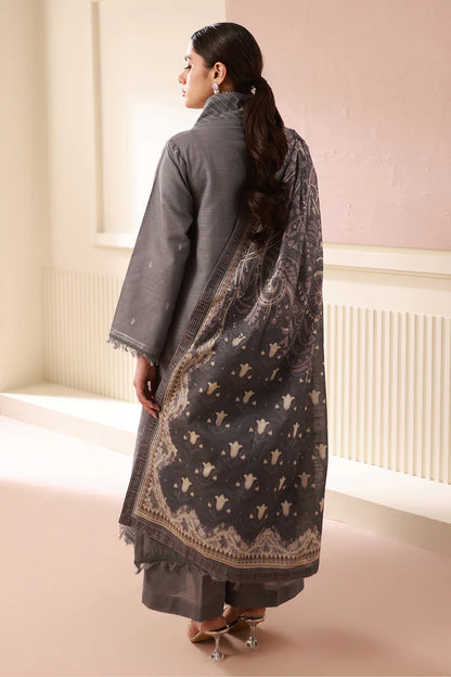 Zellbury | Unstitch 3 Pc Dyed Embroidered Khaddar Collection