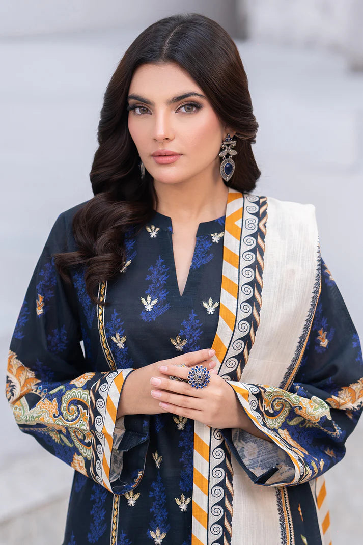 Zellbury | Unstitched 2 Pc Printed Textured Khaddar Collection