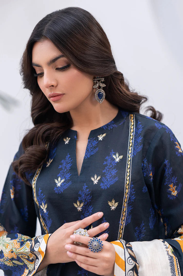 Zellbury | Unstitched 2 Pc Printed Textured Khaddar Collection
