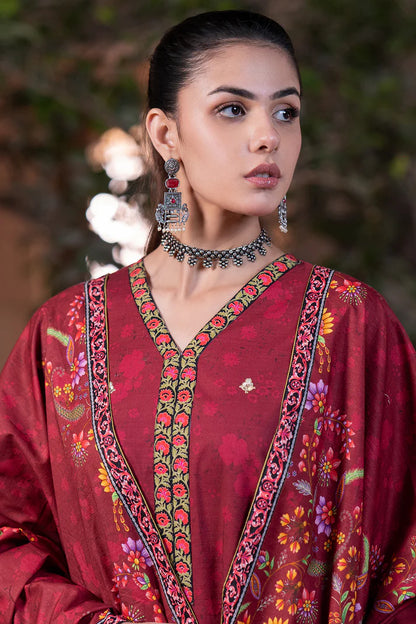 Zellbury | Unstitched 3 Piece Printed Embroidered Textured Khaddar Collection