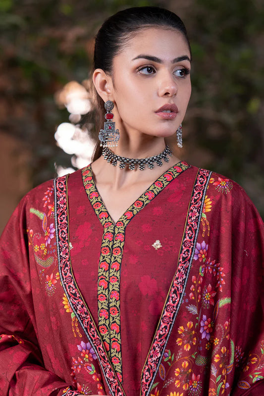 Zellbury | Unstitched 3 Piece Printed Embroidered Textured Khaddar Collection