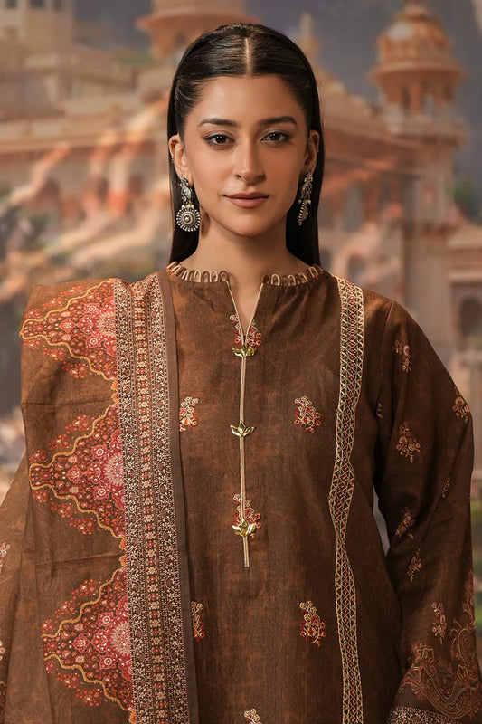 Zellbury | Unstitched 2 Pc Printed Embroidered Khaddar Collection