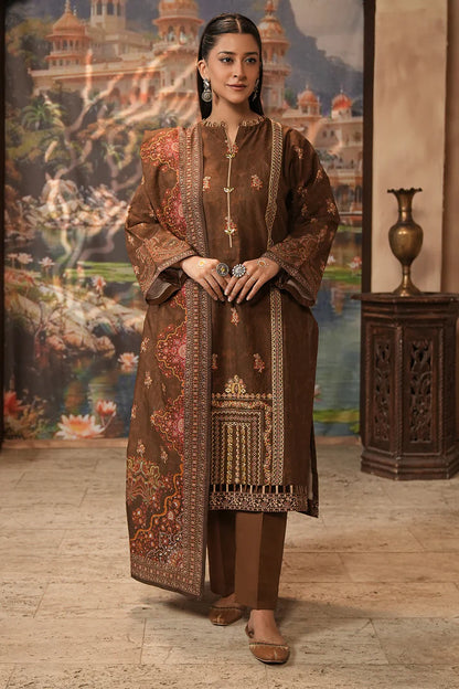 Zellbury | Unstitched 2 Pc Printed Embroidered Khaddar Collection