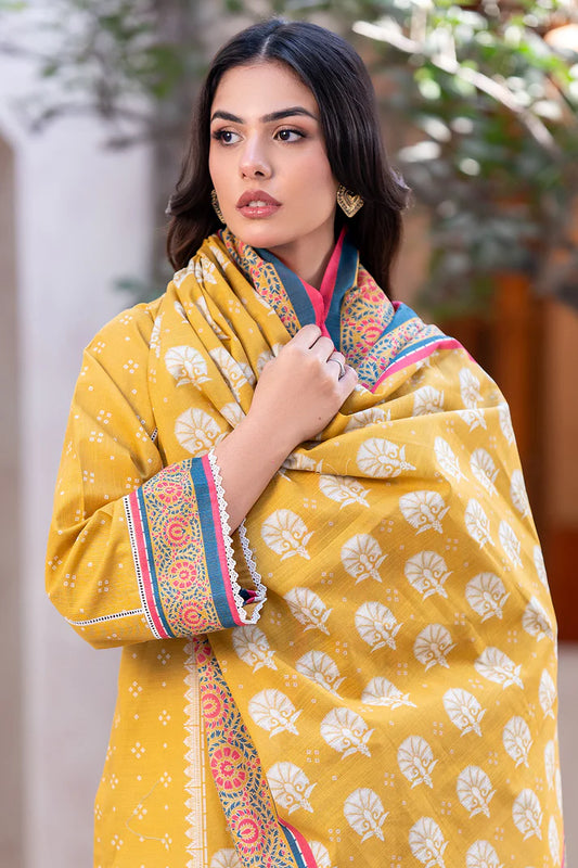 Zellbury | Unstitched 2 Pc Digital Printed Viscose Suit