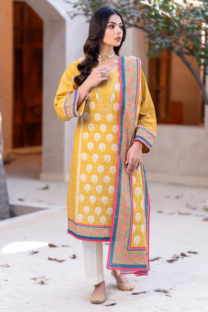 Zellbury | Unstitched 2 Pc Digital Printed Viscose Suit