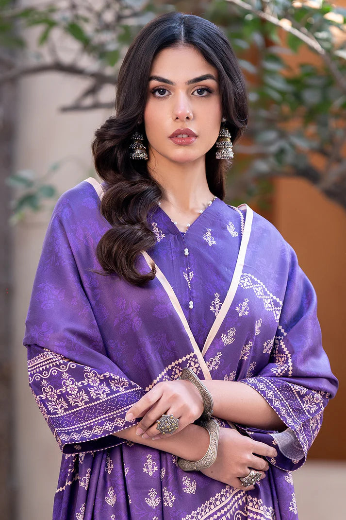 Zellbury | Unstitched 3 Piece Printed Cotail