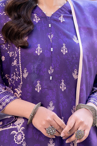 Zellbury | Unstitched 3 Piece Printed Cotail