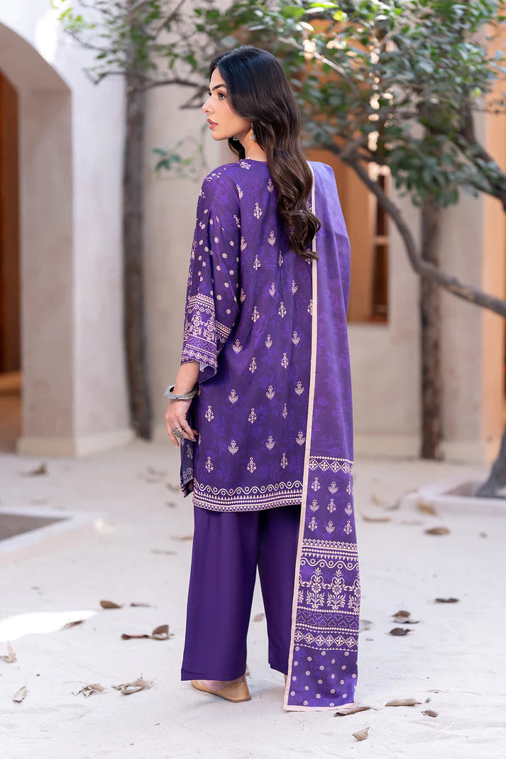 Zellbury | Unstitched 3 Piece Printed Cotail