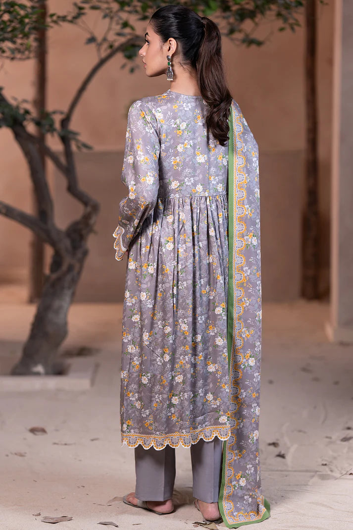 Zellbury | Unstitched 3 Piece Printed Cotail Suit Collection