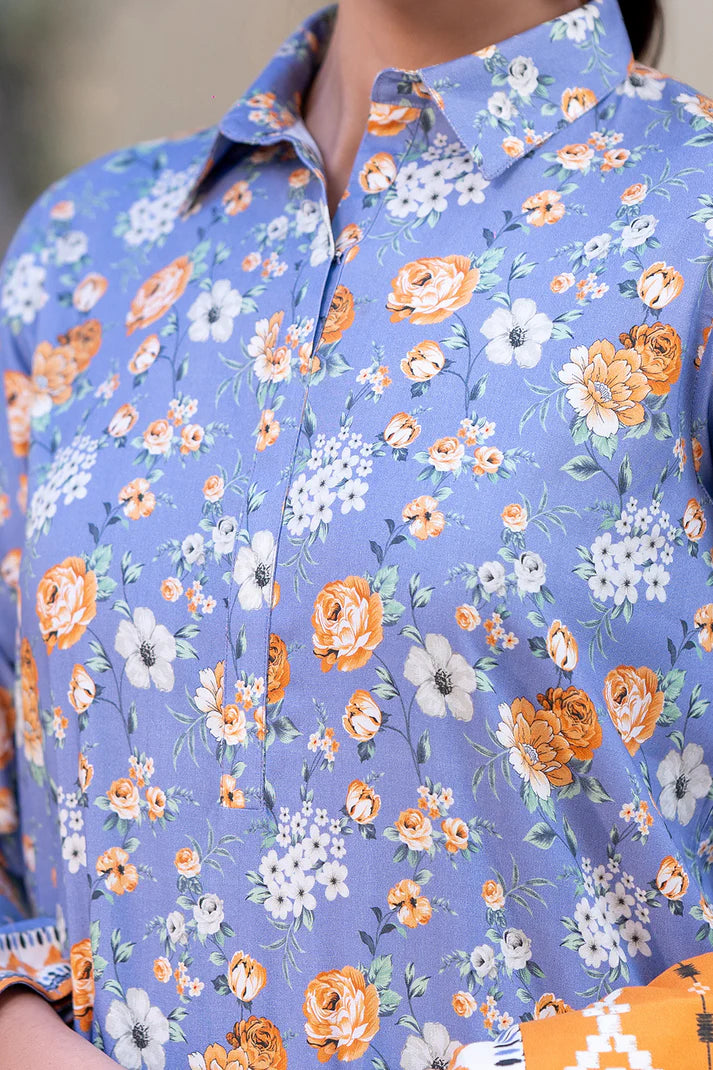 Zellbury | Unstitched 3 Piece Printed Cotail Suit Collection