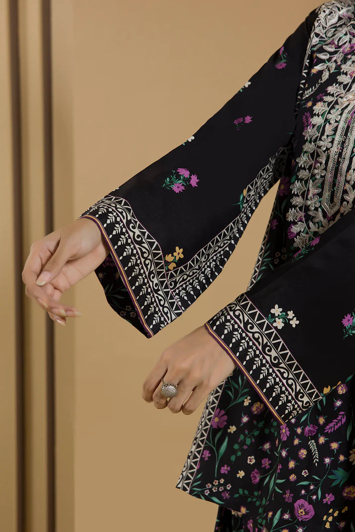 Zellbury | Unstitched 2 PcDigital Printed Embroidered Linen Collection