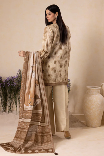 Zellbury | Unstitched 2 Pc Printed Embroidered Khaddar Collection