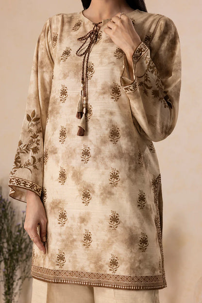 Zellbury | Unstitched 2 Pc Printed Embroidered Khaddar Collection