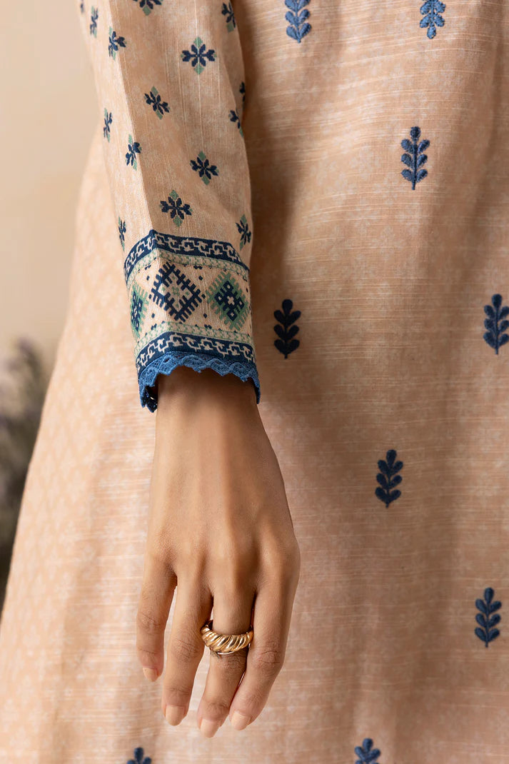 Zellbury | Unstitched 2 Pc Printed Embroidered Khaddar Collection