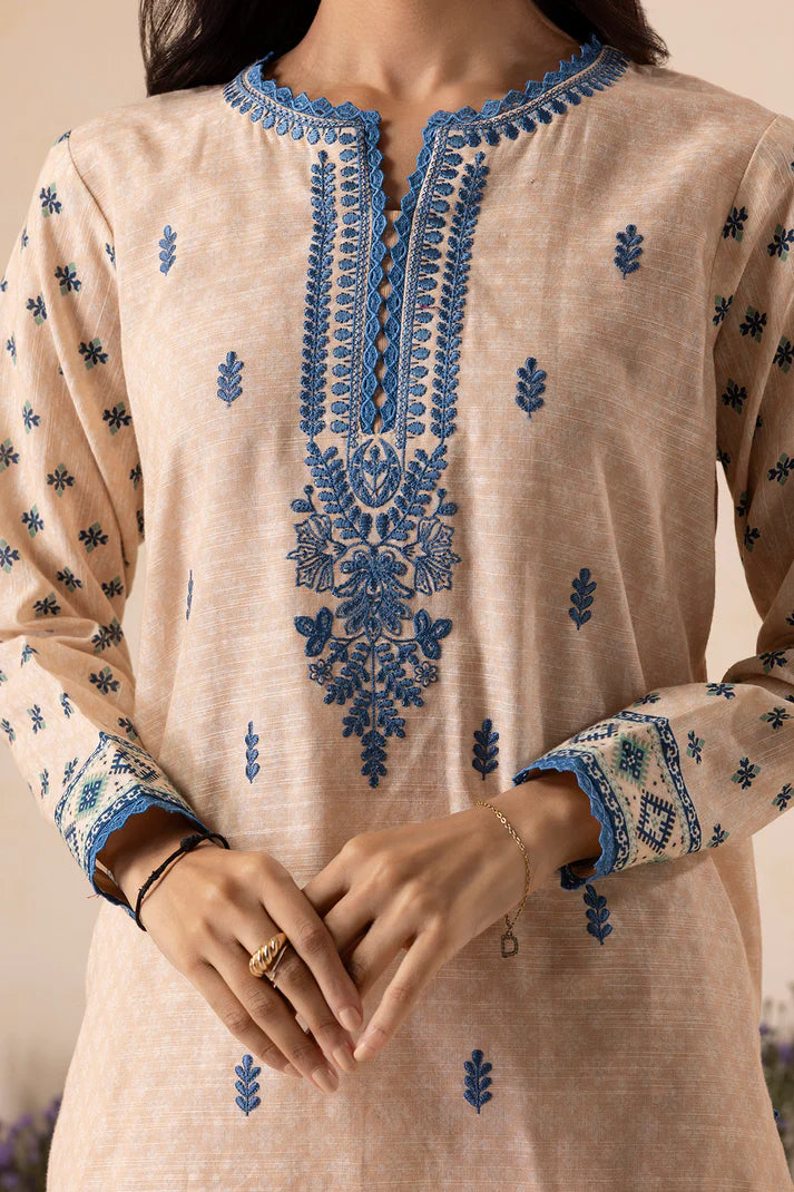 Zellbury | Unstitched 2 Pc Printed Embroidered Khaddar Collection