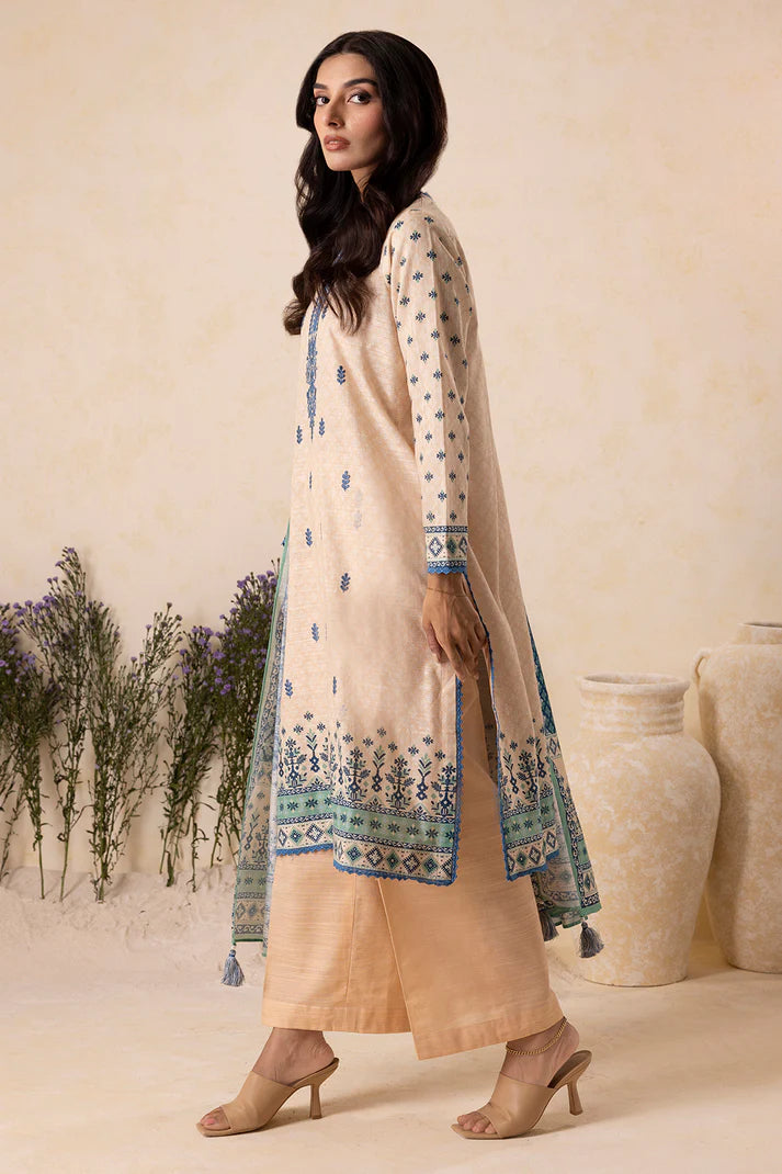 Zellbury | Unstitched 2 Pc Printed Embroidered Khaddar Collection