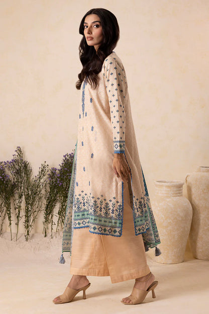 Zellbury | Unstitched 2 Pc Printed Embroidered Khaddar Collection