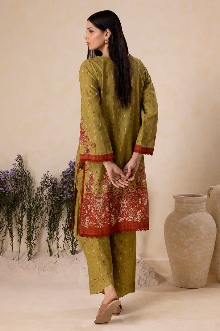 Zellbury | Unstitched 2 Pc Printed Embroidered Khaddar Collection