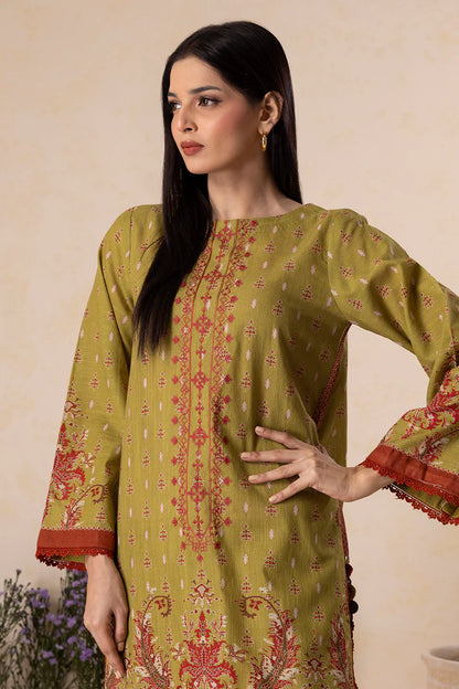 Zellbury | Unstitched 2 Pc Printed Embroidered Khaddar Collection